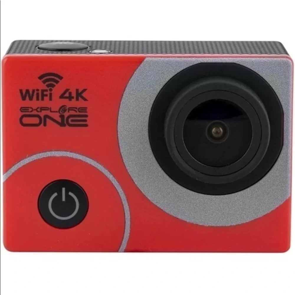 New Explore One 1080p Action Video Waterproof WIFI Camera with‎ Accessories